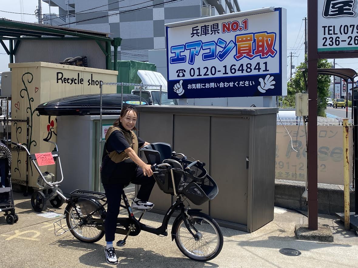 チャイルドシート付自転車　入荷しました！