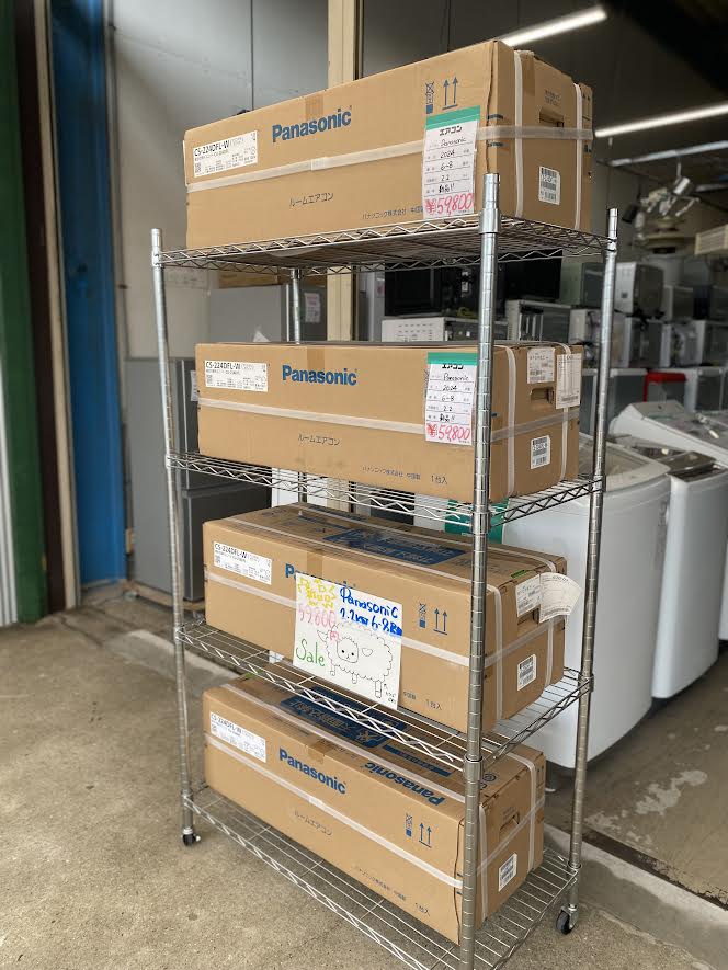 再入荷！　新品★エアコン　Panasonic　24’