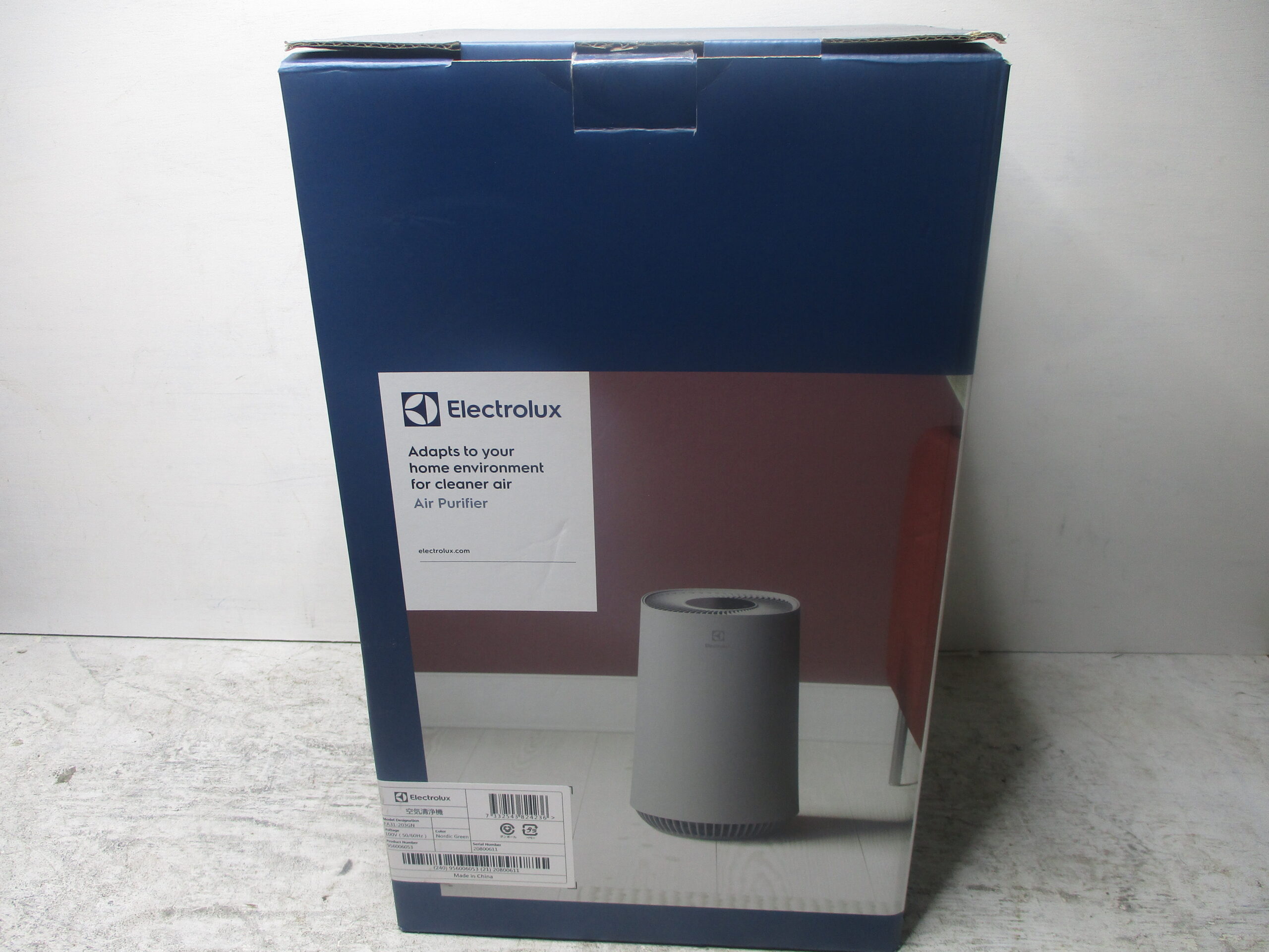 空気清浄機　エレクトロラックスFlowA3 UV FA31-203GN