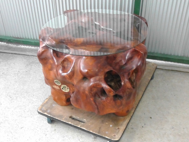 屋久杉　うるし塗り　座卓　センターテーブル　サイドテーブル　和家具　天然木