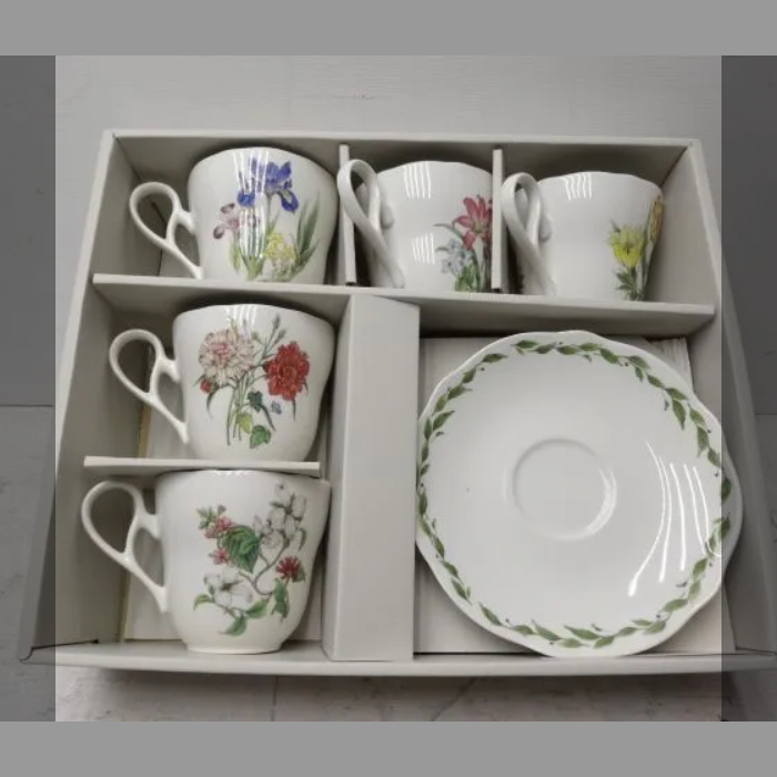 Noritake GOURMET GARDEN カップ＆ソーサー5客