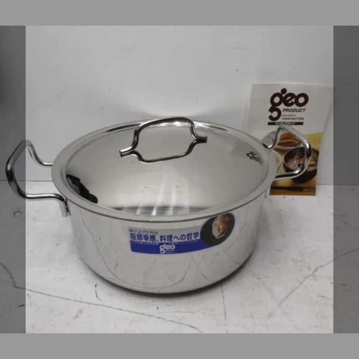 宮崎製作所 GEO-25T ジオ 両手鍋 25cm