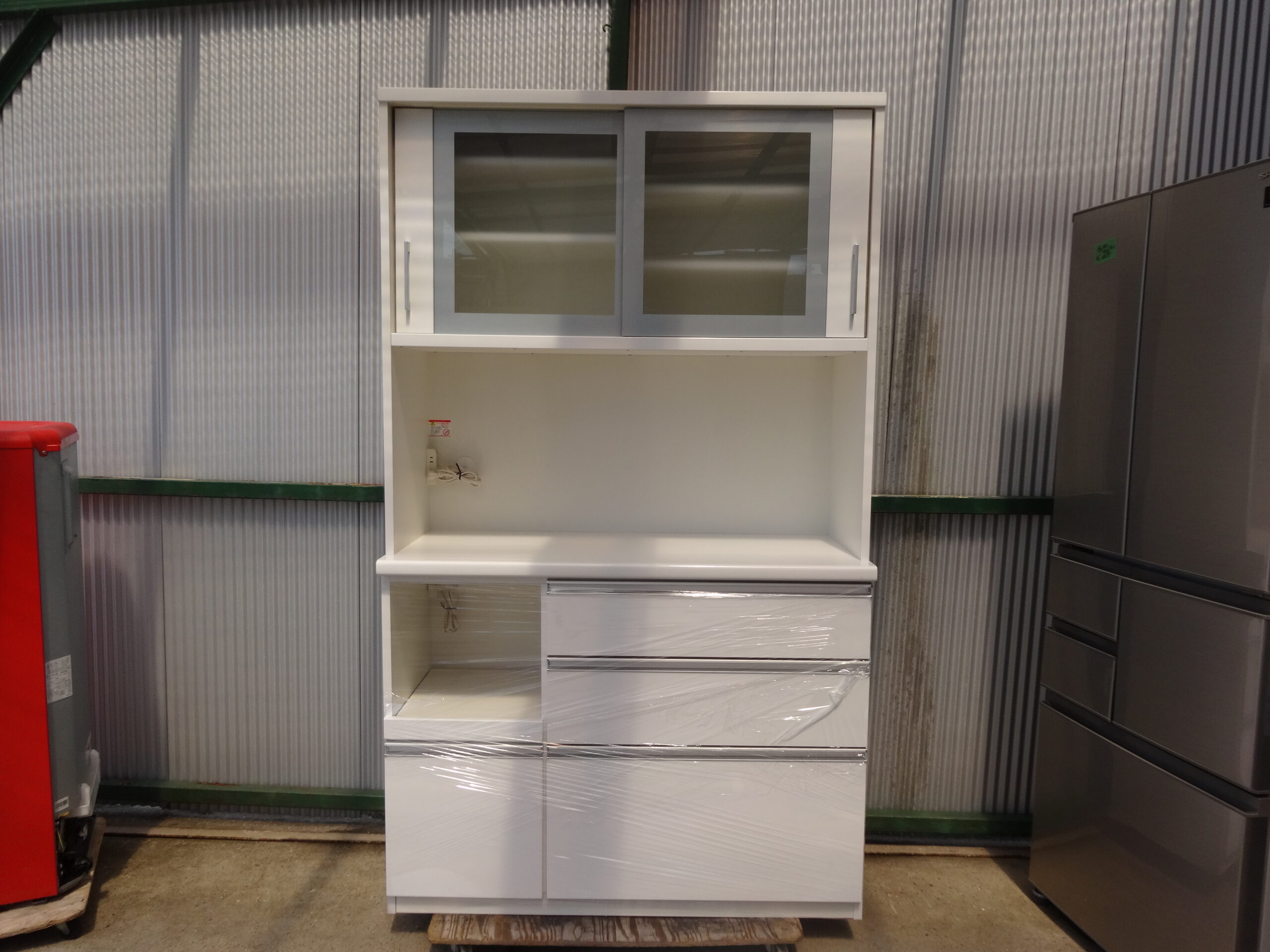 松田家具　オープンボード　キッチンボード